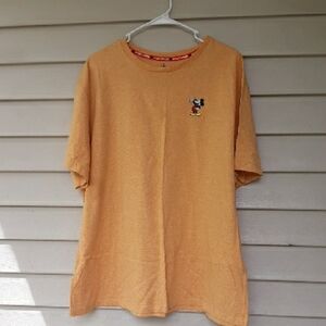 Disney Parks Mickey Mouse Embroidered T Shirt Mens Size XXL Authentic 100% Cotto